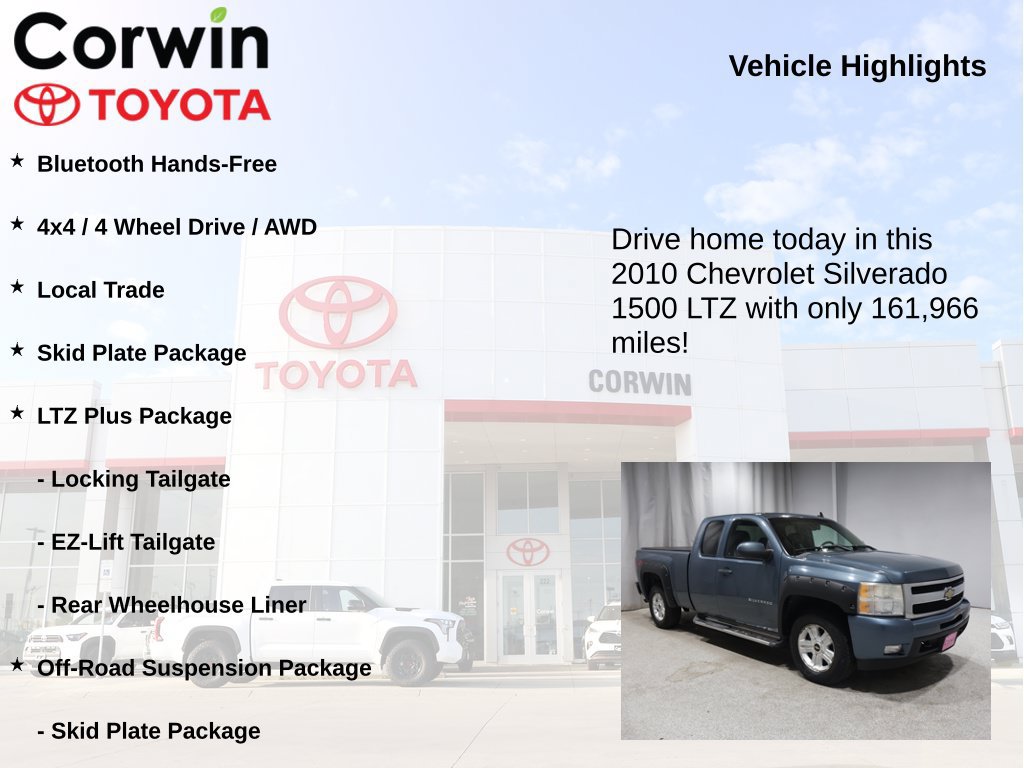 Used 2010 Chevrolet Silverado 1500 LTZ w/ LTZ Plus Package AWD/4WD image 7