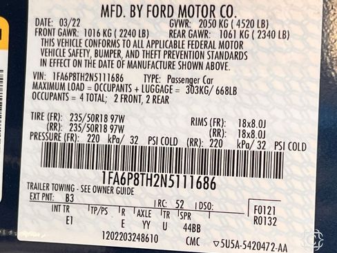 Used 2022 Ford Mustang Premium image 31