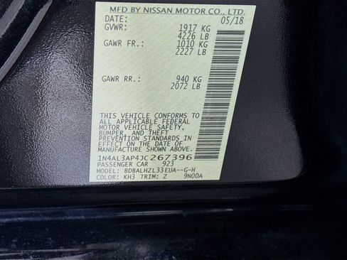 Used 2018 Nissan Altima 2.5 SR w/ SR Special Edition FWD image 34