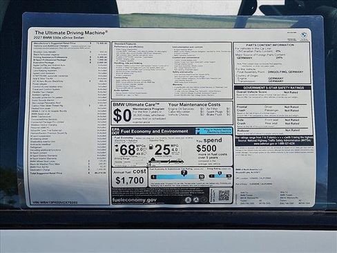 New 2027 BMW 550e xDrive w/ Executive Package AWD/4WD image 18