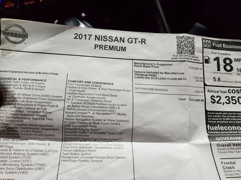 Used 2017 Nissan GT-R Premium AWD/4WD image 28