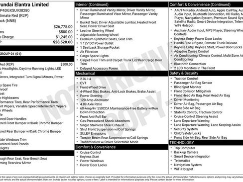Used 2025 Hyundai Elantra Limited image 78