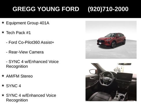 New 2025 Ford Escape ST-Line Select w/ Tech Pack #1 AWD/4WD image 7