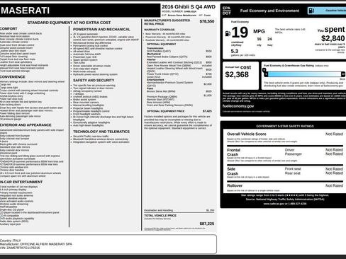 Used 2016 Maserati Ghibli S Q4 image 18