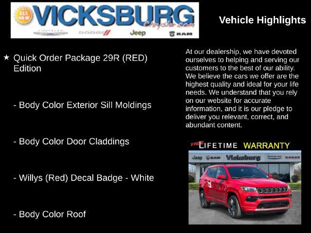 Used 2023 Jeep Compass Limited w/ Elite Group for (Red) Edition AWD/4WD image 19
