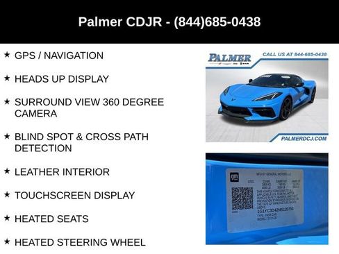Used 2021 Chevrolet Corvette Stingray Premium Conv w/ Battery Protection Package RWD image 6