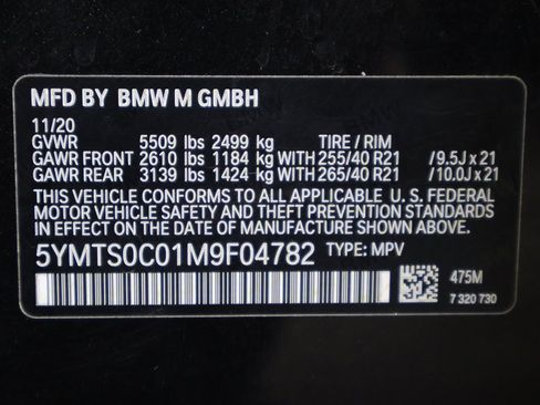 Used 2021 BMW X3 M w/ Executive Package image 50