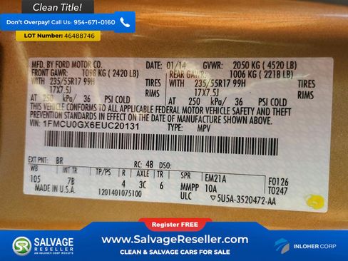 Used 2014 Ford Escape SE image 19