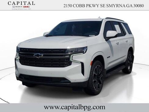 Used 2021 Chevrolet Tahoe RST w/ Luxury Package RWD image 1