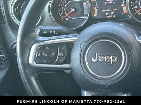 Used 2019 Jeep Wrangler Unlimited Sahara w/ Uconnect 4C Nav & Sound Group AWD/4WD image 23