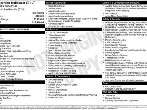 Used 2022 Chevrolet TrailBlazer LT AWD/4WD image 34