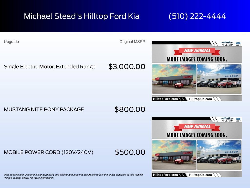 Used 2023 Ford Mustang Mach-E Premium w/ Mustang Nite Pony Package RWD image 5