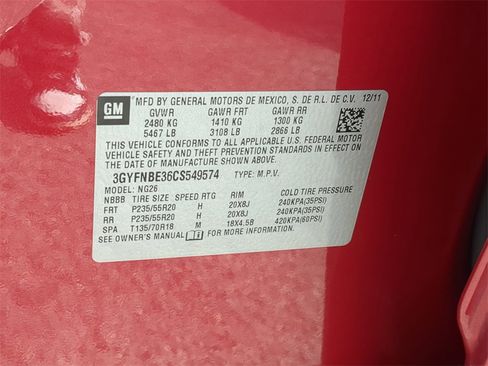 Used 2012 Cadillac SRX Performance image 36