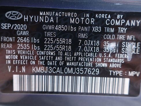 Used 2021 Hyundai Tucson Ultimate w/ Cargo Package image 47