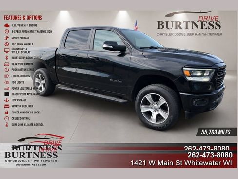 Used 2020 RAM 1500 Sport w/ Level 2 Equipment Goup w/2_L AWD/4WD image 1