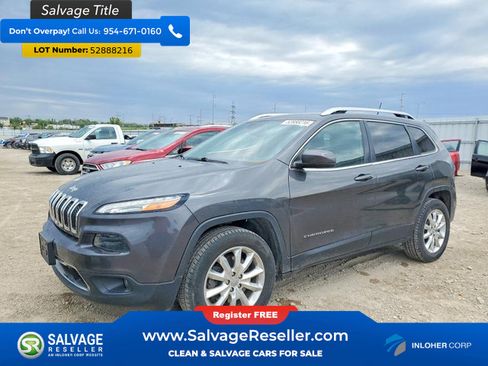 Used 2016 Jeep Cherokee Limited AWD/4WD image 1