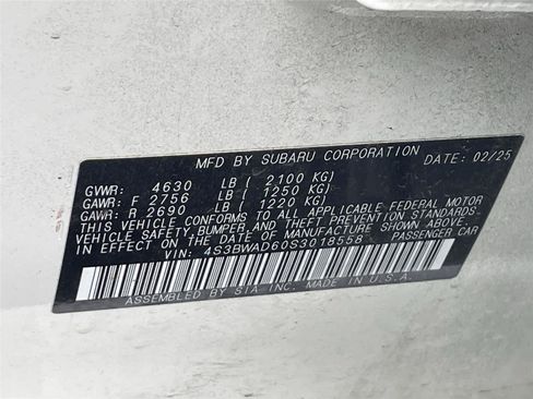 Certified 2025 Subaru Legacy Premium AWD/4WD image 32