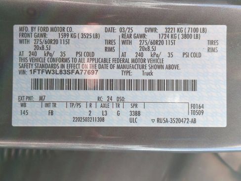 Certified 2025 Ford F150 XLT w/ Equipment Group 302A MID AWD/4WD image 30