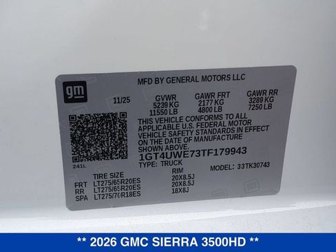 New 2026 GMC Sierra 3500 Denali w/ Denali Reserve Package AWD/4WD image 27
