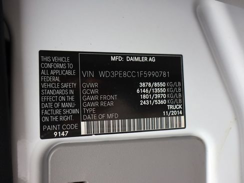Used 2015 Mercedes-Benz Sprinter 2500 image 3