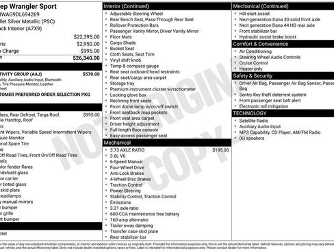 Used 2013 Jeep Wrangler Sport w/ Connectivity Group AWD/4WD image 6