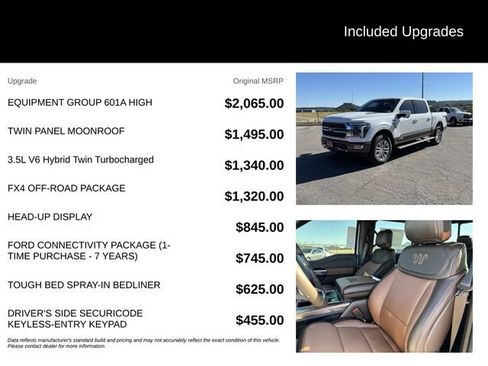 New 2026 Ford F150 King Ranch w/ Equipment Group 601A High AWD/4WD image 5