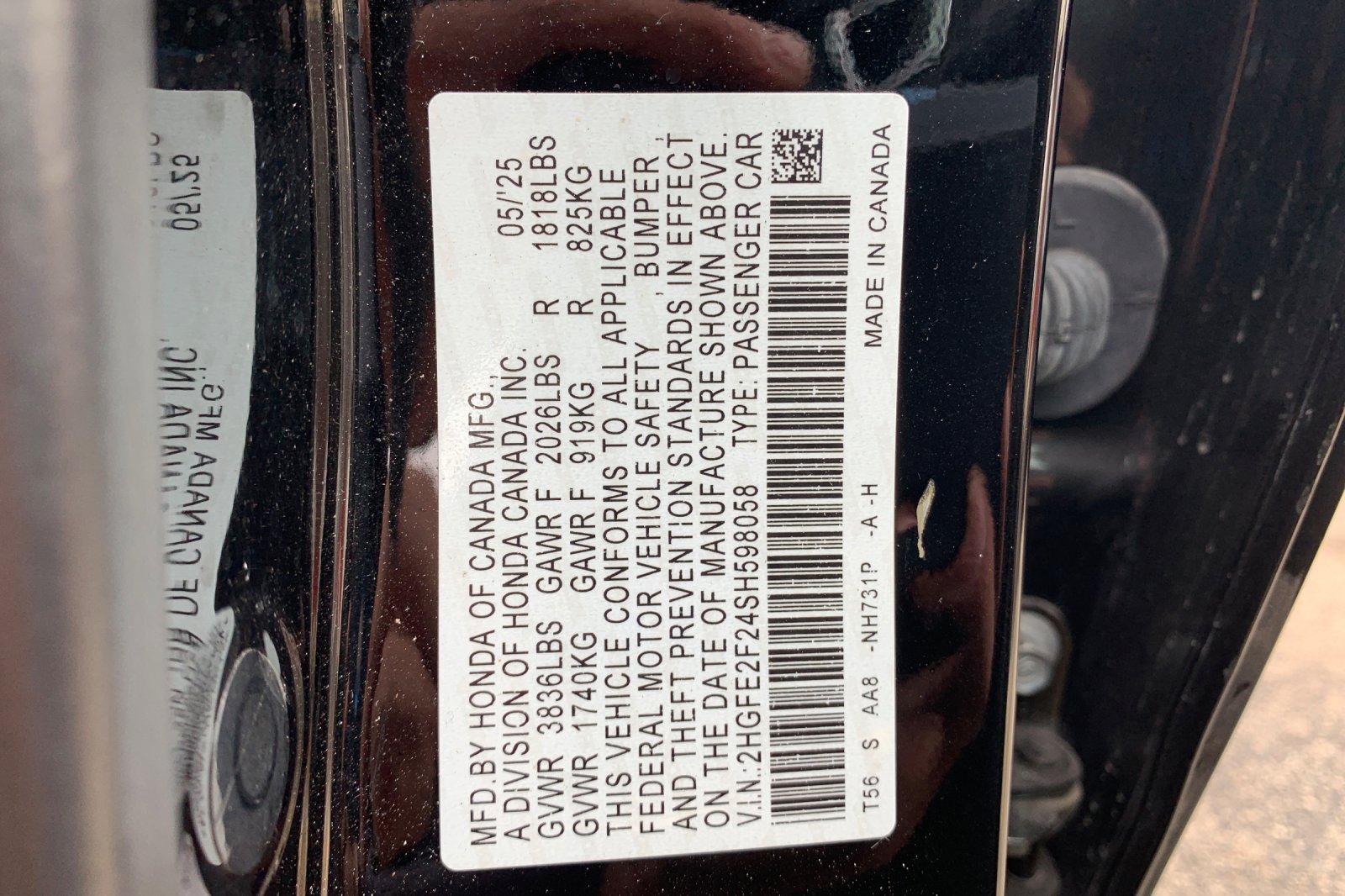 Certified 2025 Honda Civic LX image 33