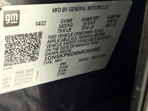 Used 2022 Chevrolet Tahoe Z71 w/ Luxury Package image 46