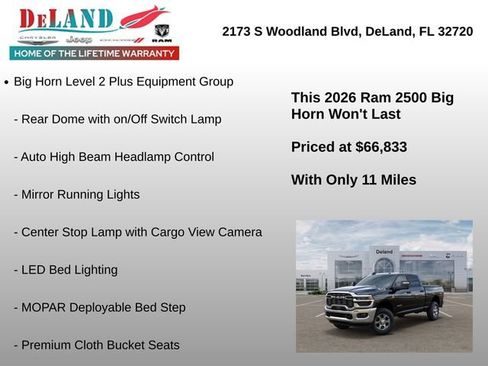 New 2026 RAM 2500 Big Horn AWD/4WD image 30