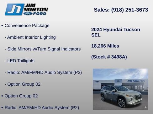 Used 2024 Hyundai Tucson SEL w/ Convenience Package FWD image 11