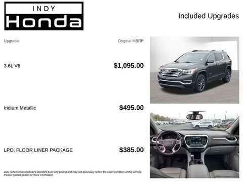 Used 2019 GMC Acadia SLT w/ LPO, Floor Liner Package image 4