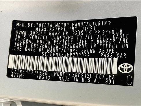 Used 2021 Toyota Corolla LE image 33