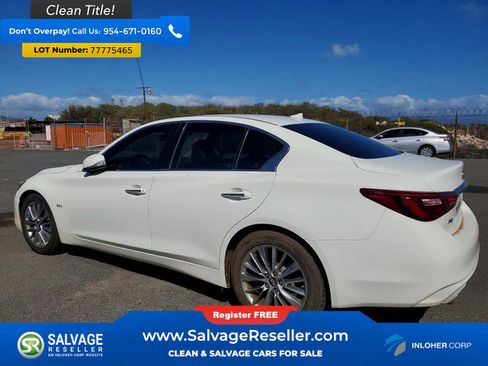 Used 2018 INFINITI Q50 Luxe AWD/4WD image 3