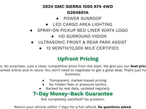 Used 2024 GMC Sierra 1500 AT4 w/ AT4 Premium Package AWD/4WD image 2