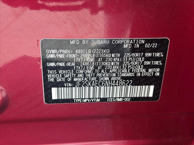 Certified 2022 Subaru Forester Premium w/ Popular Package #1 AWD/4WD image 24
