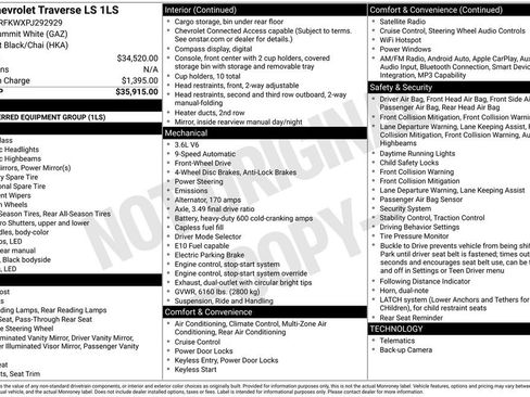 Used 2023 Chevrolet Traverse LS image 6