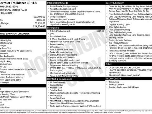 Certified 2024 Chevrolet TrailBlazer LS image 34