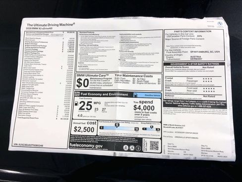 New 2026 BMW X5 xDrive40i w/ M Sport Package image 22