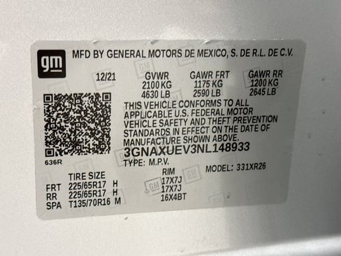 Used 2022 Chevrolet Equinox LT AWD/4WD image 20