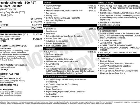 New 2026 Chevrolet Silverado 1500 RST w/ RST All Star Premium Package image 16