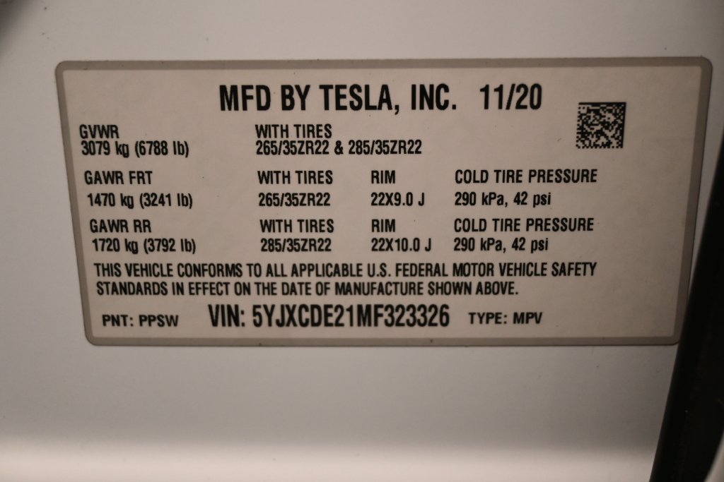 Used 2021 Tesla Model X Long Range AWD/4WD image 5