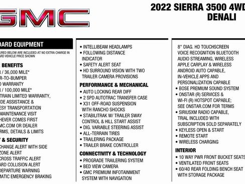 Used 2022 GMC Sierra 3500 Denali w/ Technology Package image 3