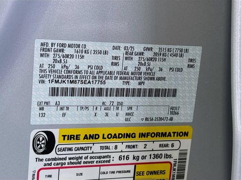 Certified 2025 Ford Expedition Max Platinum AWD/4WD image 35