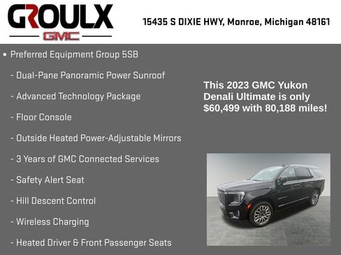 Used 2023 GMC Yukon Denali Ultimate image 15