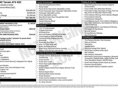 Used 2023 GMC Terrain AT4 w/ Infotainment Package II