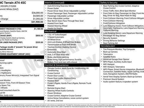 Used 2023 GMC Terrain AT4 w/ Infotainment Package II AWD/4WD image 1