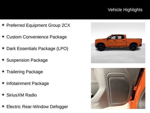 Certified 2021 Chevrolet Silverado 1500 Custom Trail Boss w/ LPO, Dark Essentials Package AWD/4WD image 27