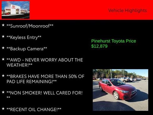 Used 2017 Subaru Impreza 2.0i Premium image 13