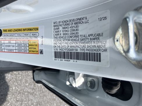 Used 2025 Honda Accord LX image 30