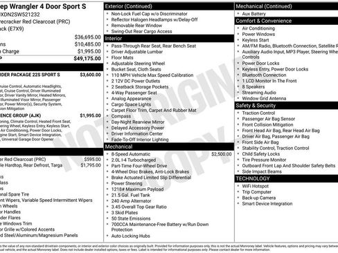 Used 2025 Jeep Wrangler Unlimited Sport AWD/4WD image 5